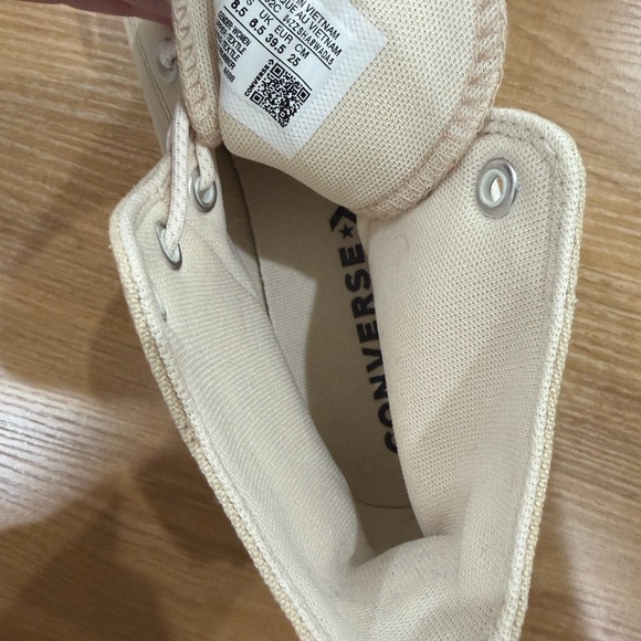 Converse Women's High-Top Sneakers - Beige - Picture 7 of 8